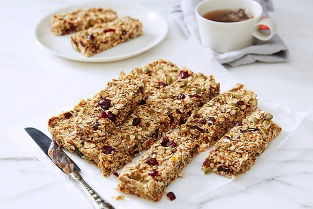 Cranberry Orange Oat Bars