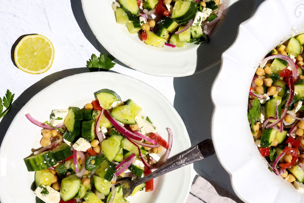 Cucumber and Feta Salad with Luminous