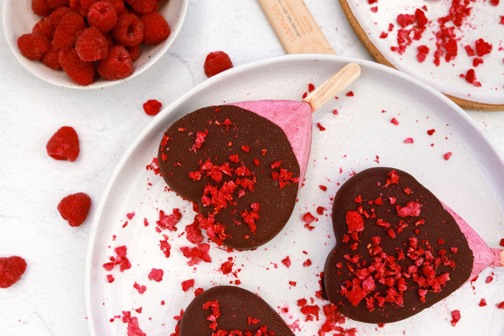 Luminous Peach & Raspberry Ice-Creams – Kissed Earth
