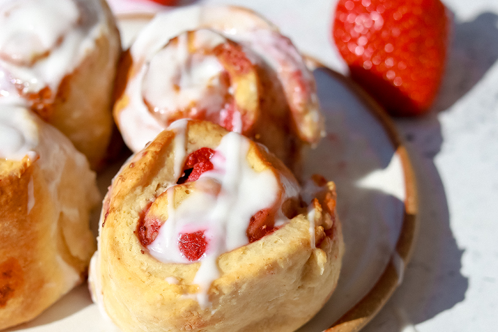 Strawberry Jam Scrolls with Replenish