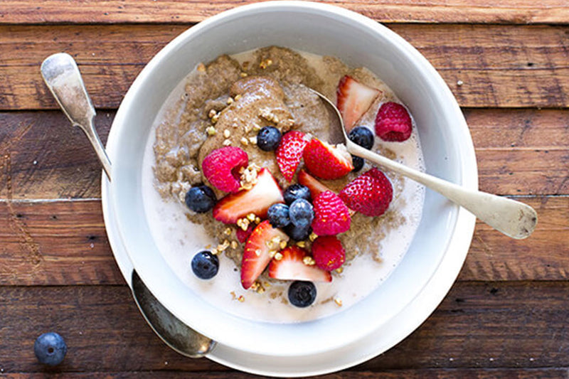 Replenish Protein Boosted Quinoa Vanilla Porridge - Kissed Earth