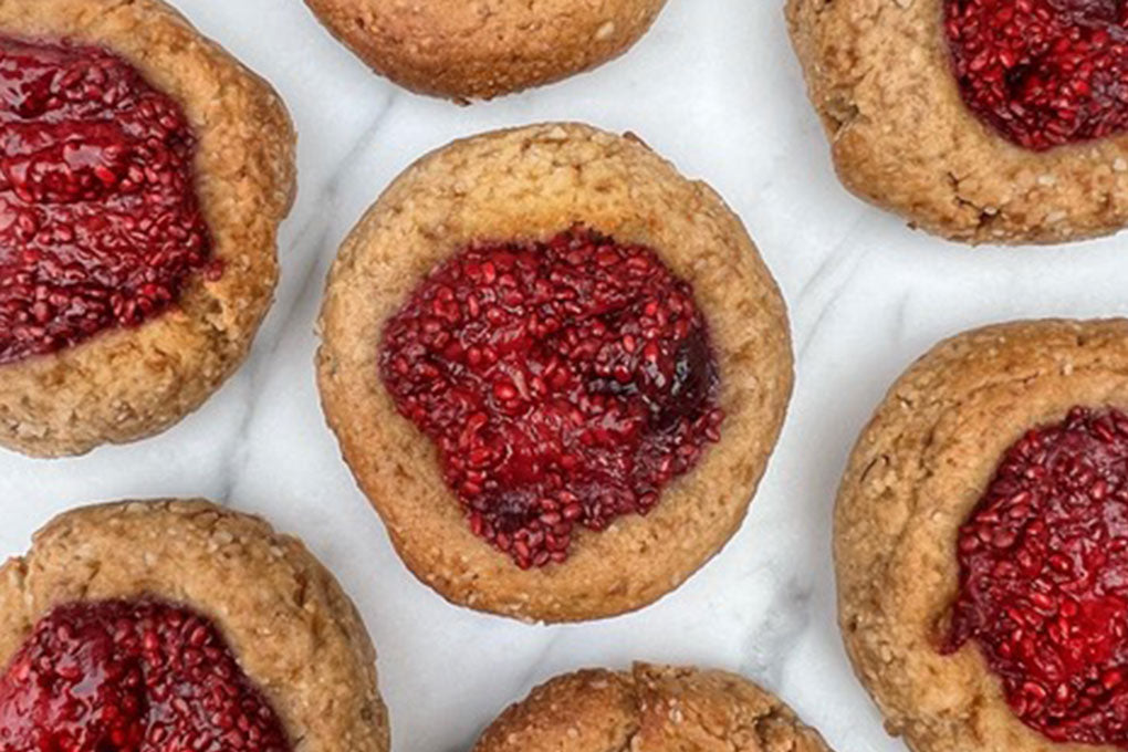 Thrive Strawberry Thumbprint Cookies