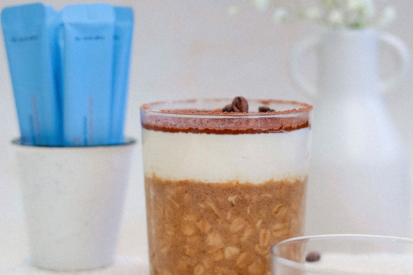 Tiramisu Collagen Overnight Oats - Kissed Earth