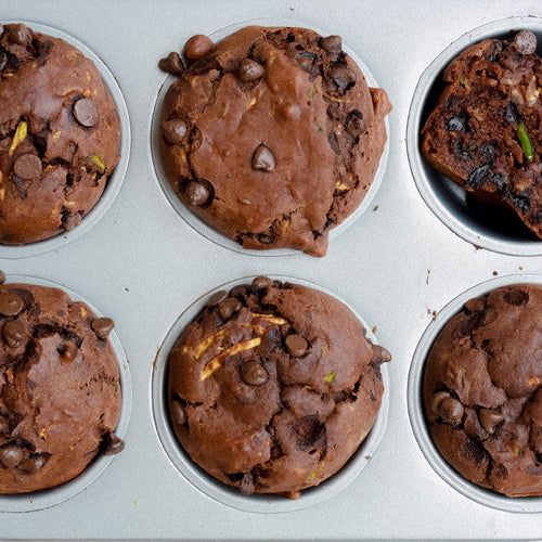 Chocolate Zucchini Muffins with Thrive