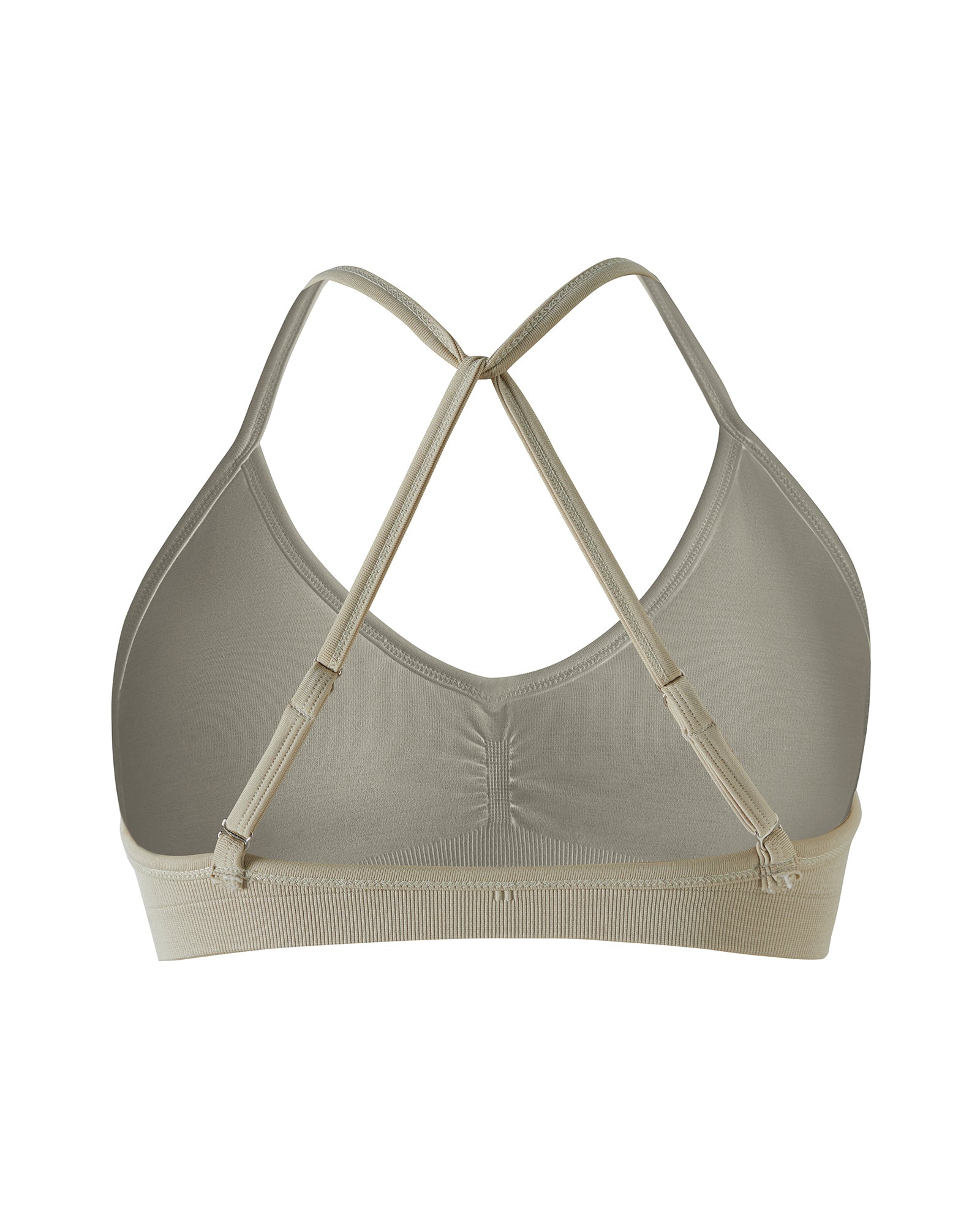 Contour Plunge Crop - Bone