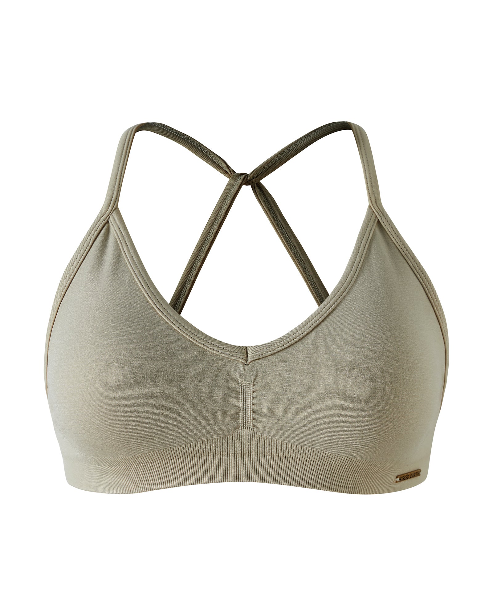 Contour Plunge Crop - Bone