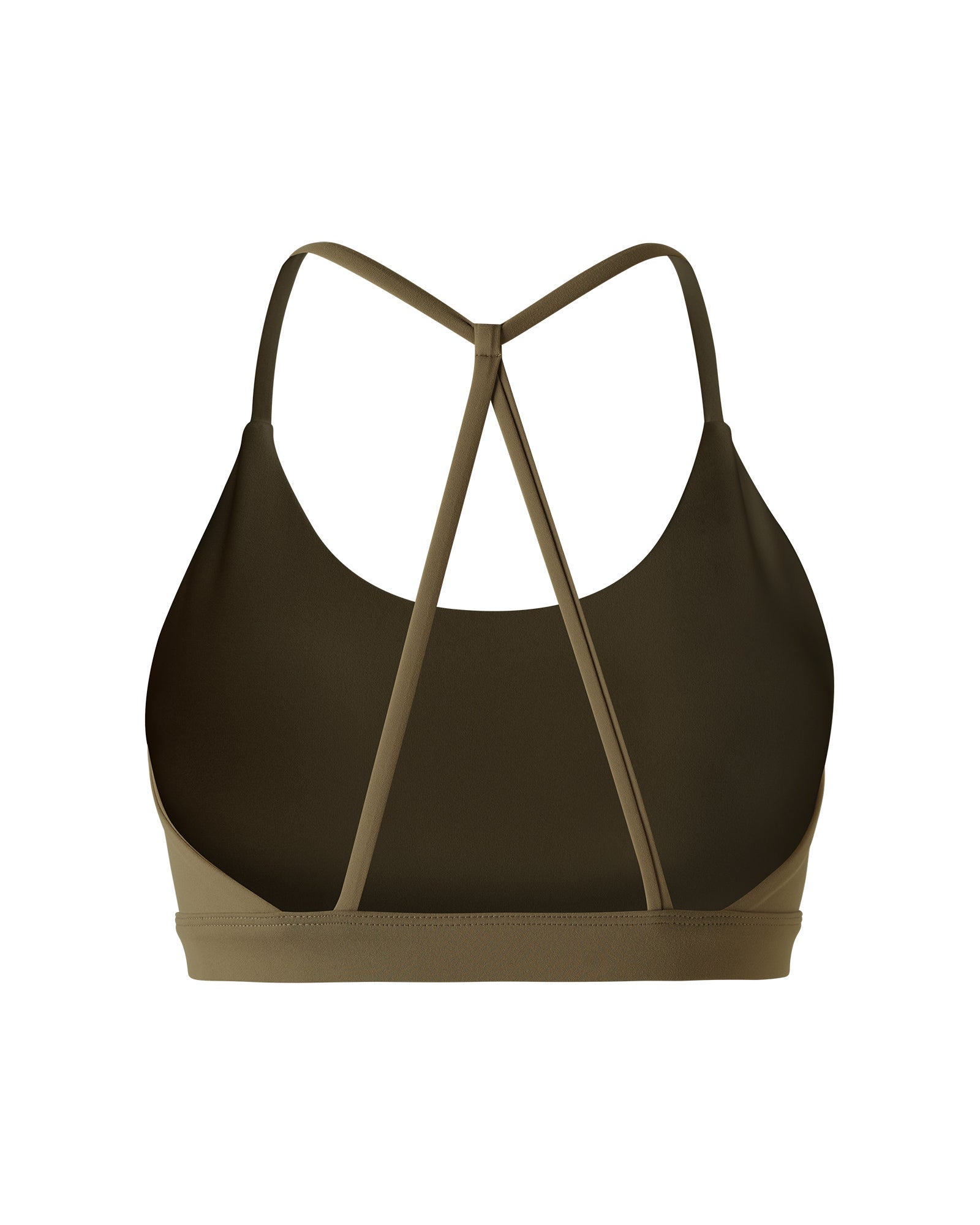 Focus Longline Crop - Mocha