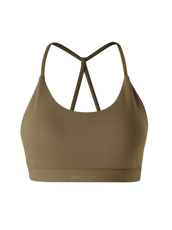 Focus Longline Crop - Mocha