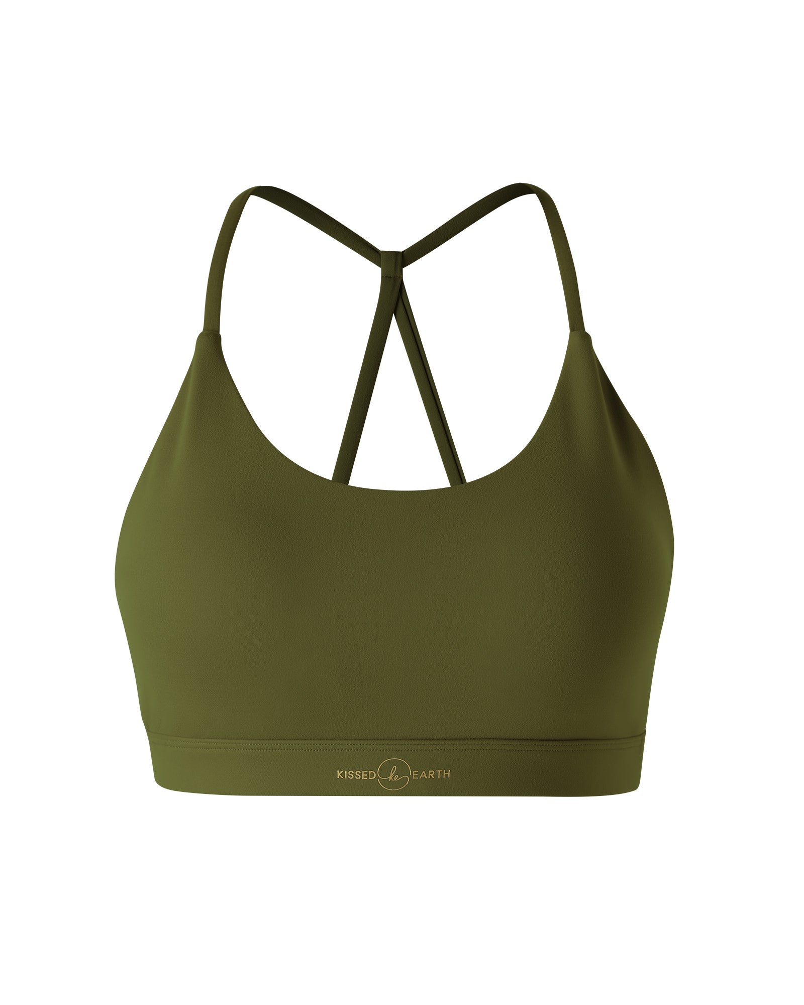 Focus Longline Crop - Moss