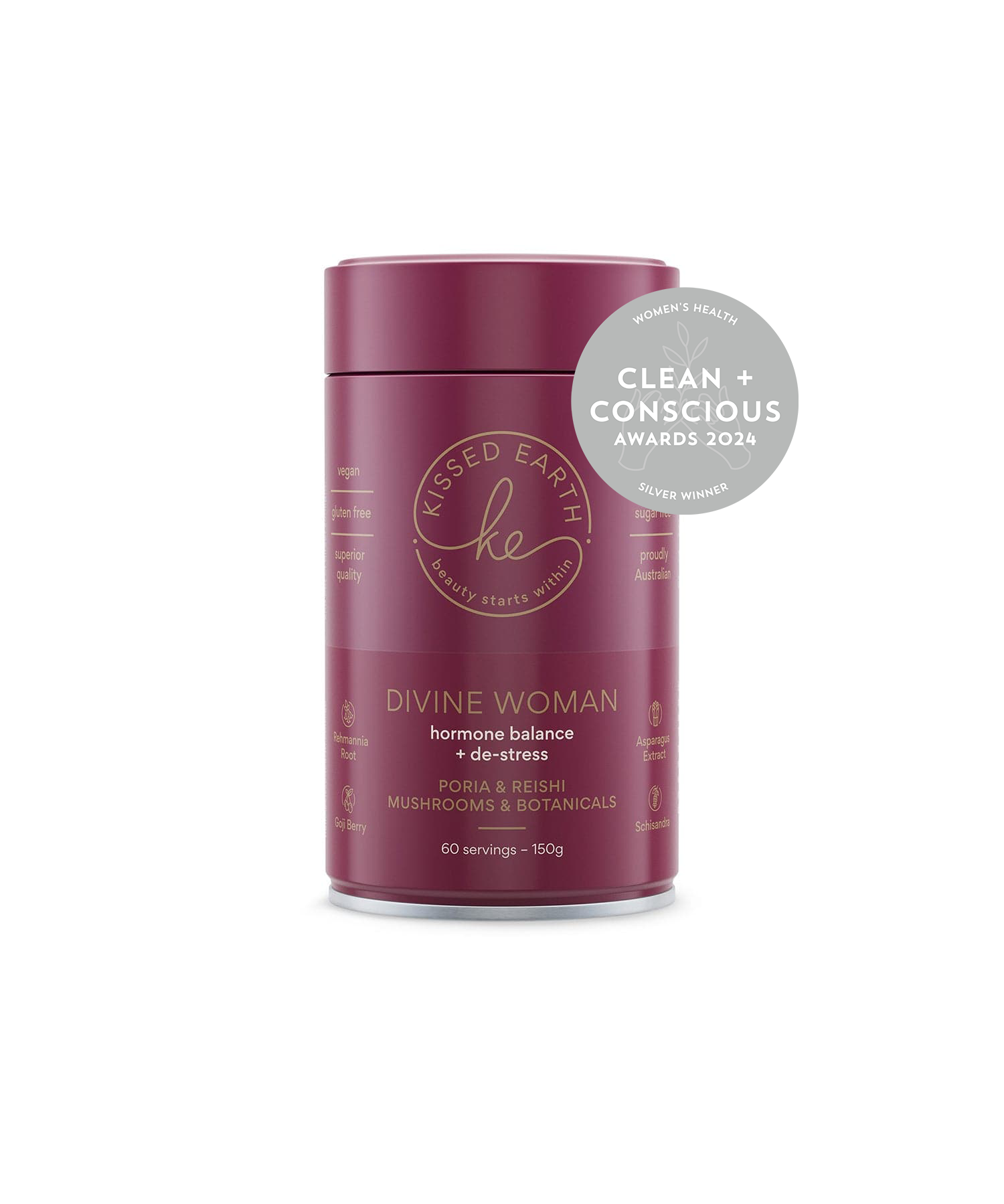 KE-Mushrooms-150g-Tin-Divine-Woman-Front-Award.png