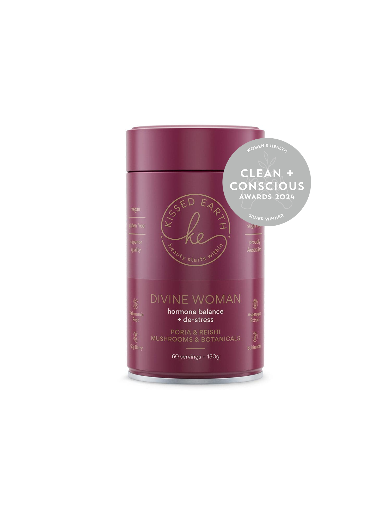 KE-Mushrooms-150g-Tin-Divine-Woman-Front-Award.png