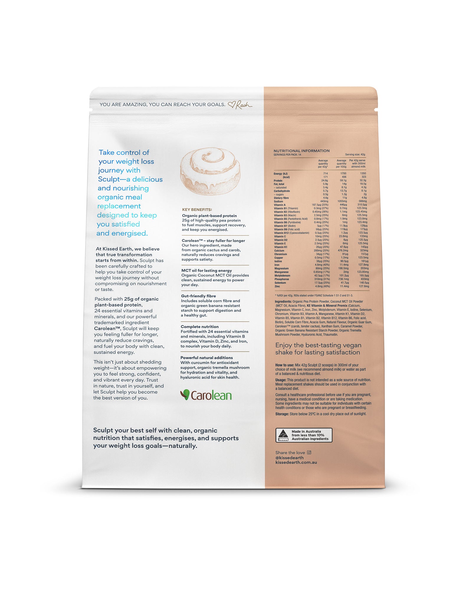 Sculpt Meal Replacement Shakes - Cinnamon Bun