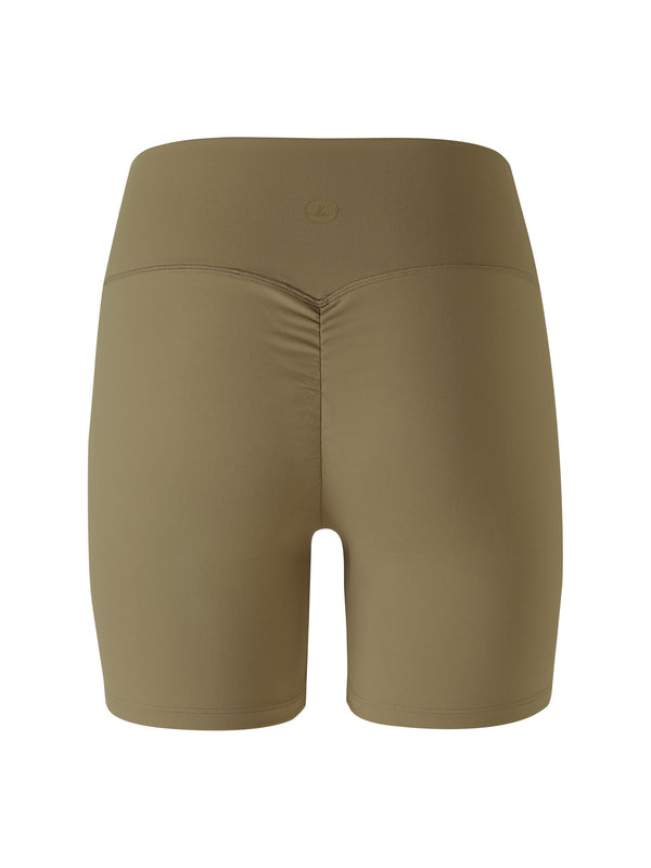 Lift Scrunch Bike Shorts - Mocha