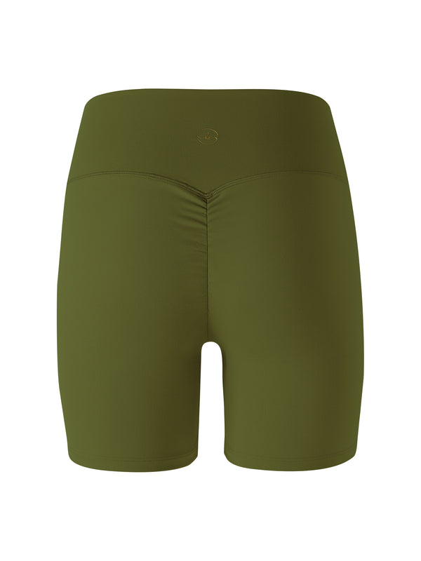 Lift Scrunch Bike Shorts - Moss