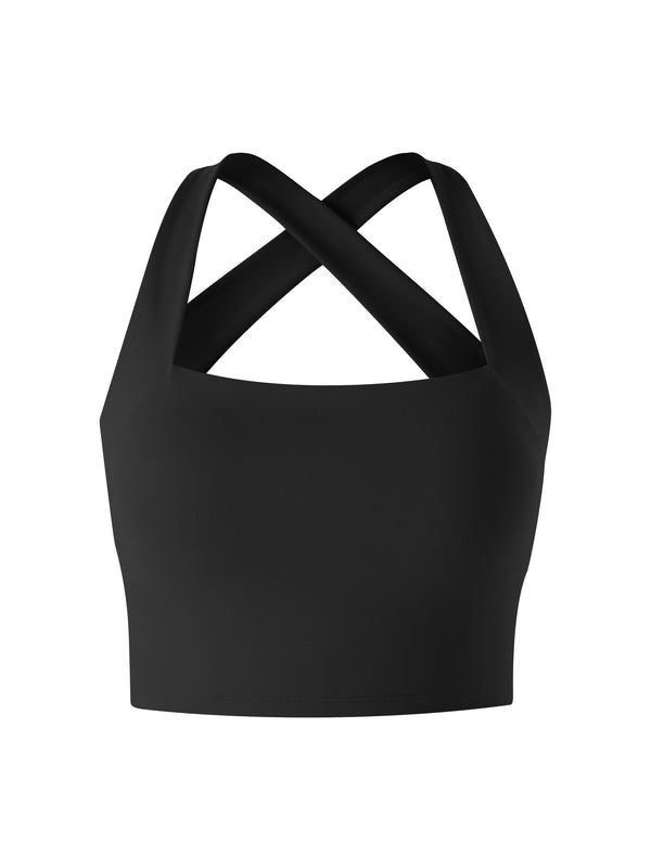 Poise Square Neck Tank - Midnight