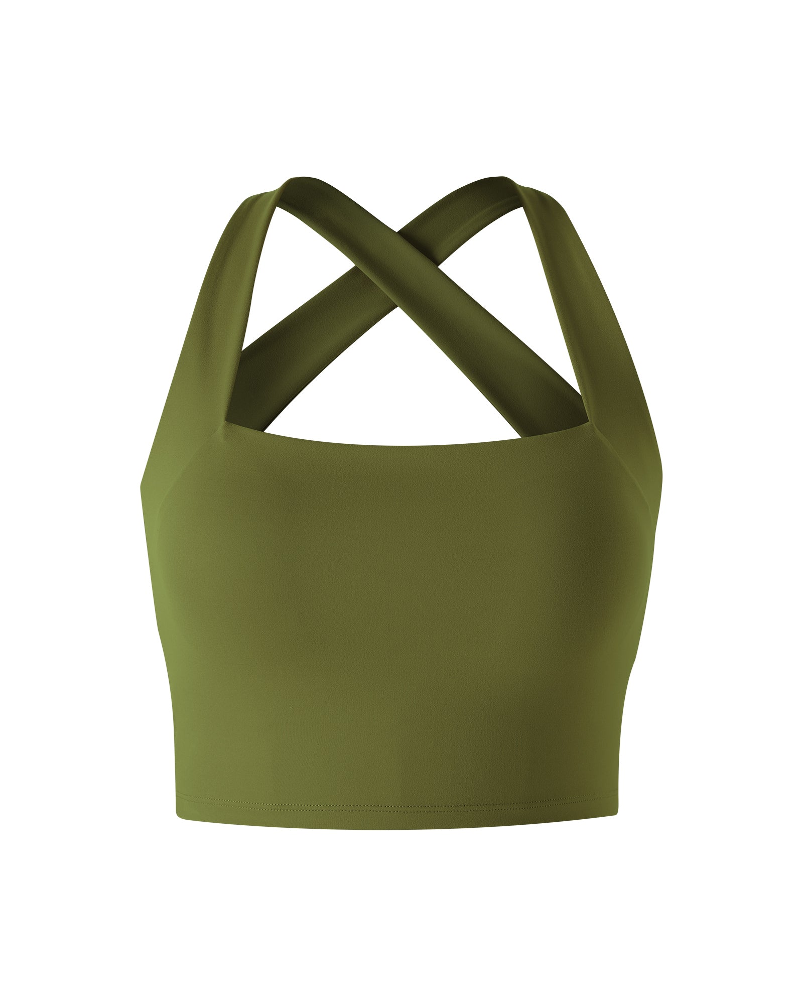 Poise Square Neck Tank - Moss