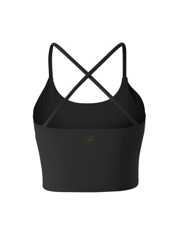 Sculpt Cross Back Tank - Midnight