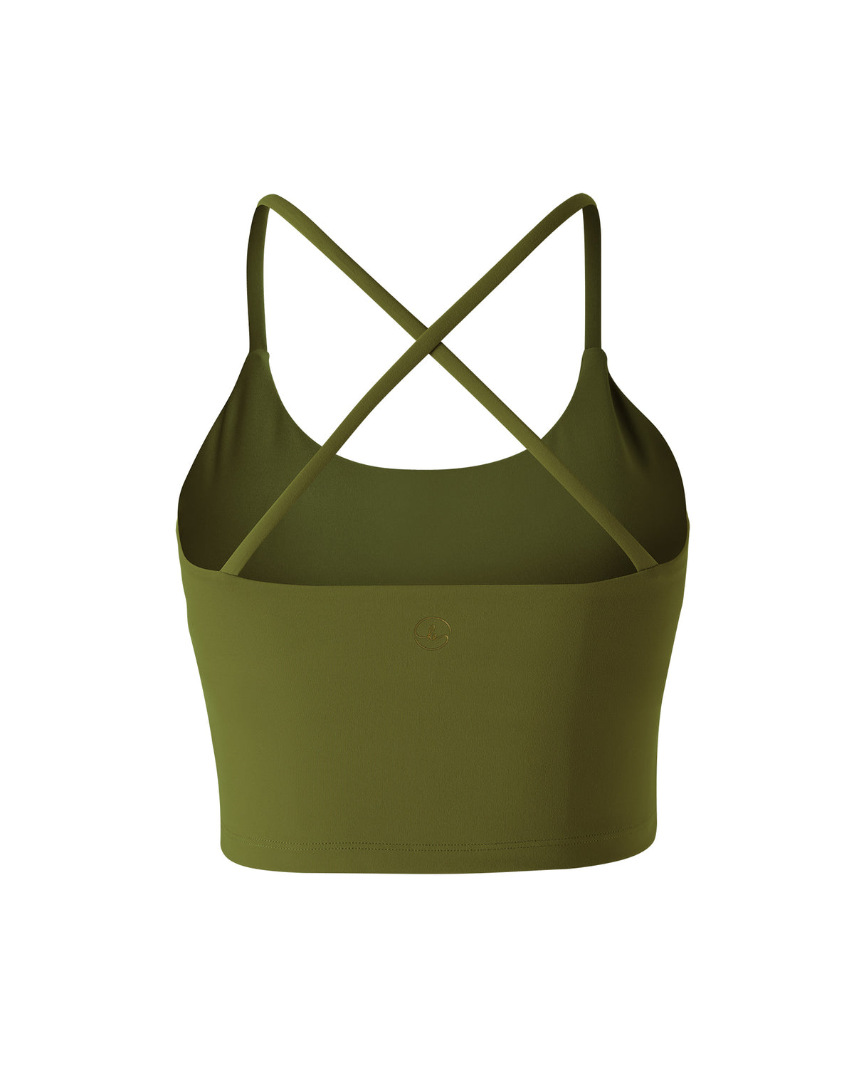 Sculpt Cross Back Tank - Moss