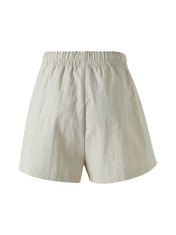 Velocity Nylon Shorts - Bone