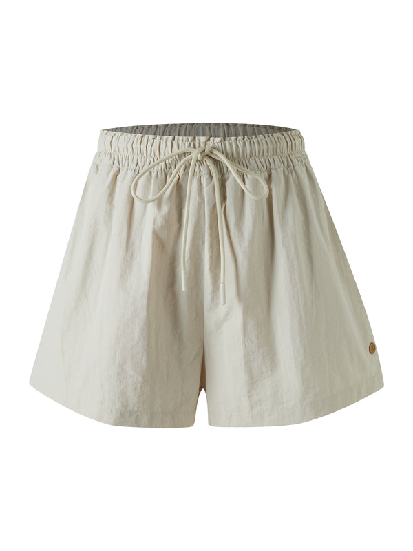 Velocity Nylon Shorts - Bone