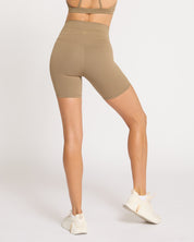 Flex Bike Shorts - Mocha