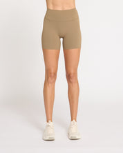 Lift Scrunch Bike Shorts - Mocha