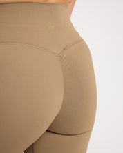 Lift Scrunch Bike Shorts - Mocha