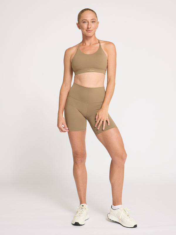 Flex Bike Shorts - Mocha