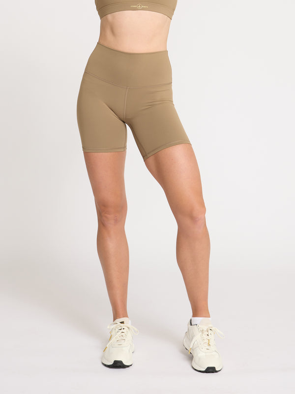 Flex Bike Shorts - Mocha