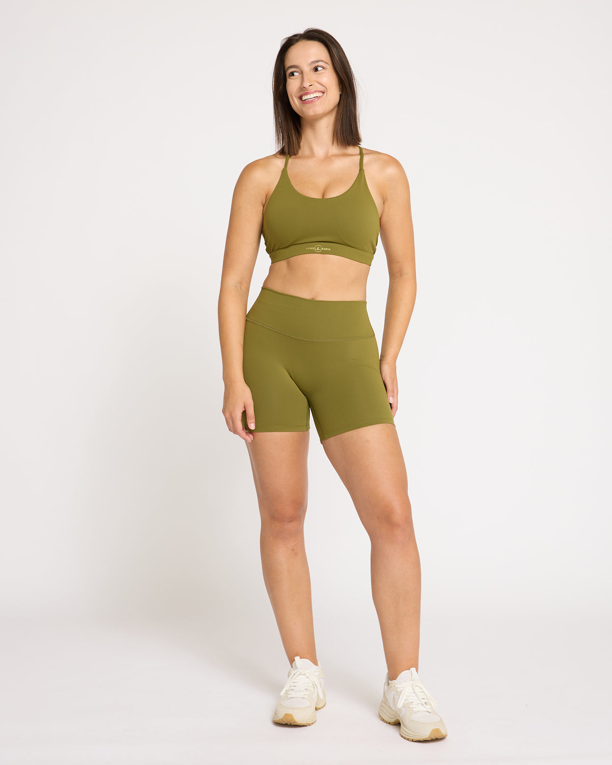 Lift Scrunch Bike Shorts - Moss