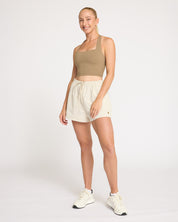 Poise Square Neck Tank - Mocha