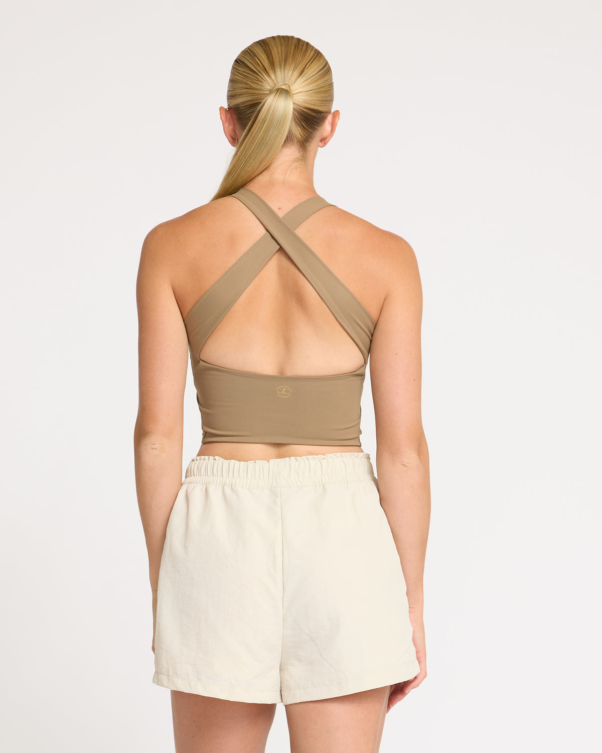 Poise Square Neck Tank - Mocha