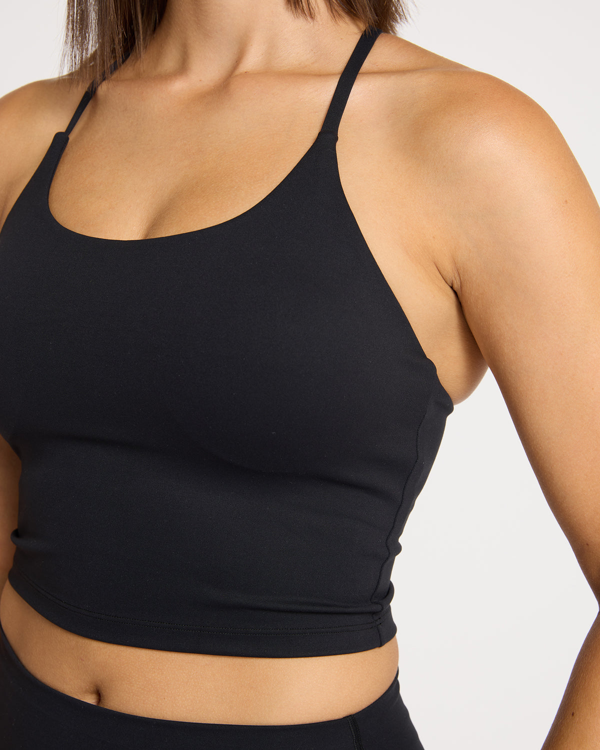 Sculpt Cross Back Tank - Midnight