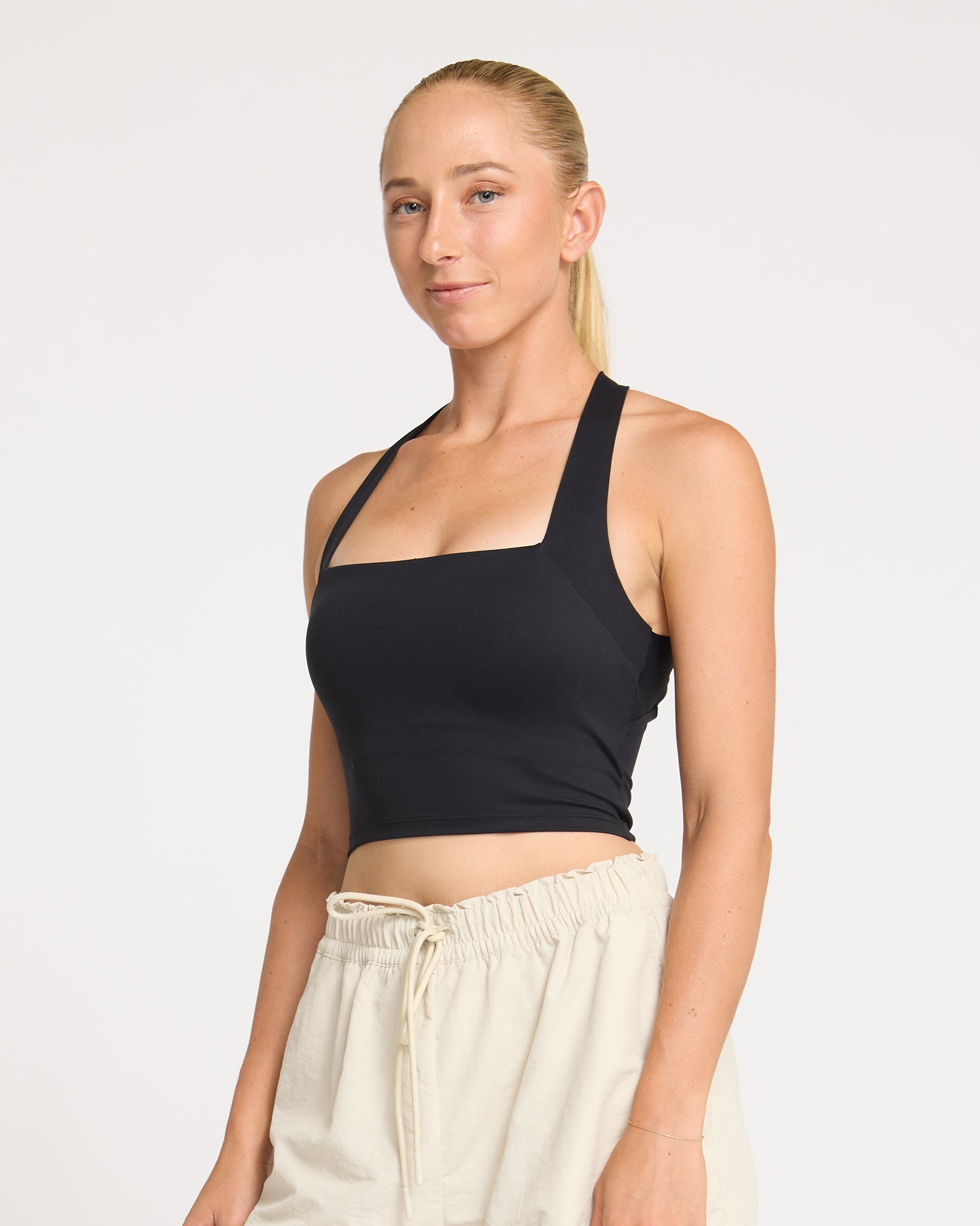 Poise Square Neck Tank - Midnight
