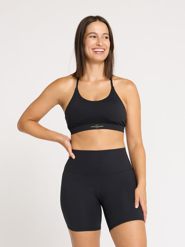 Focus Longline Crop - Midnight