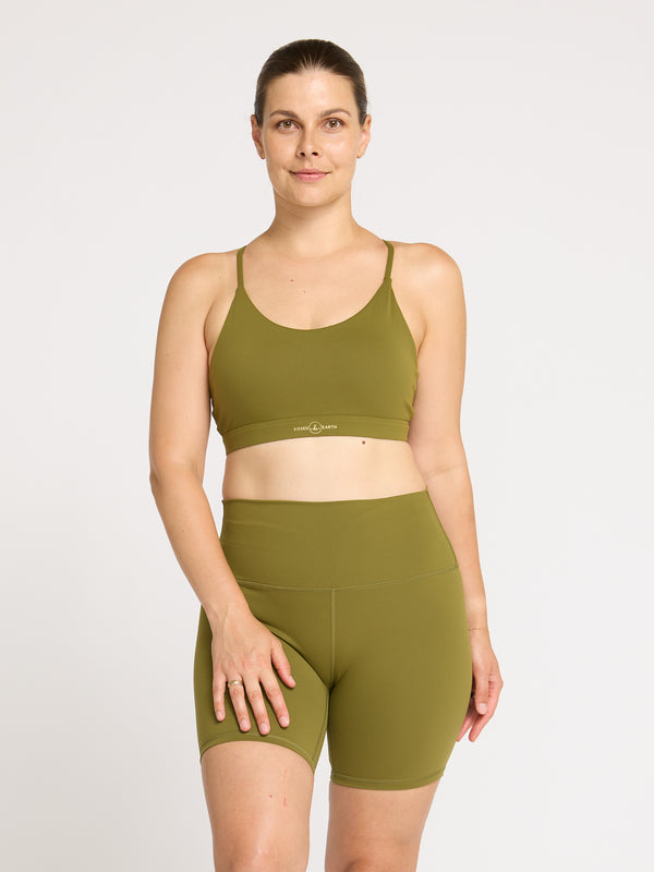 Flex Bike Shorts - Moss