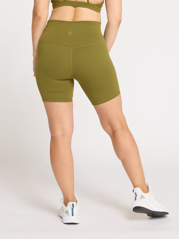 Flex Bike Shorts - Moss