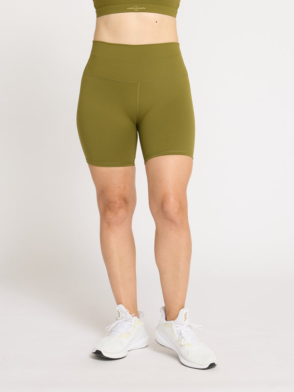 Flex Bike Shorts - Moss