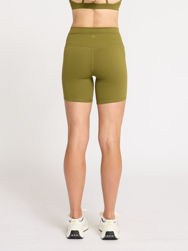 Flex Bike Shorts - Moss