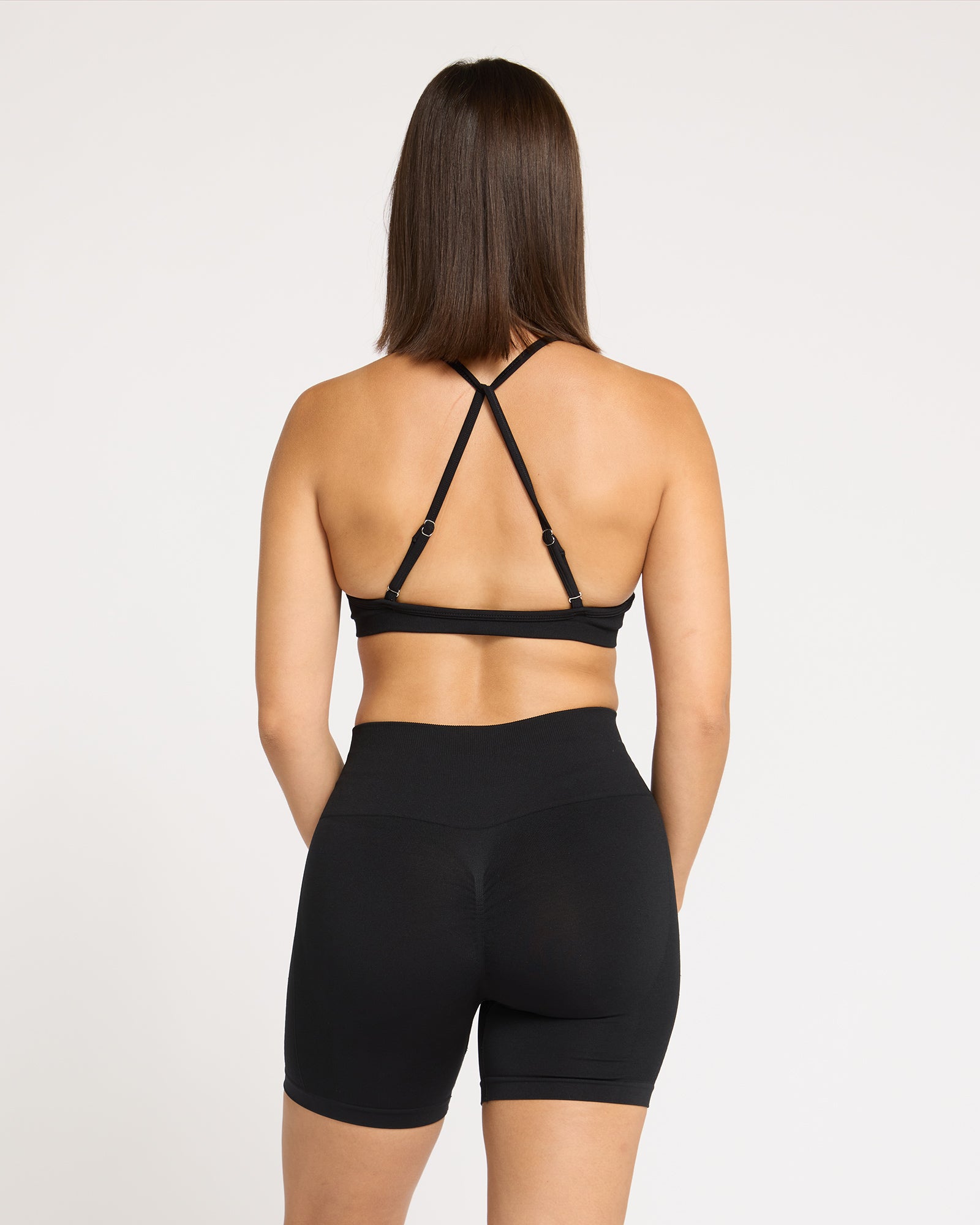 Contour Plunge Crop - Midnight