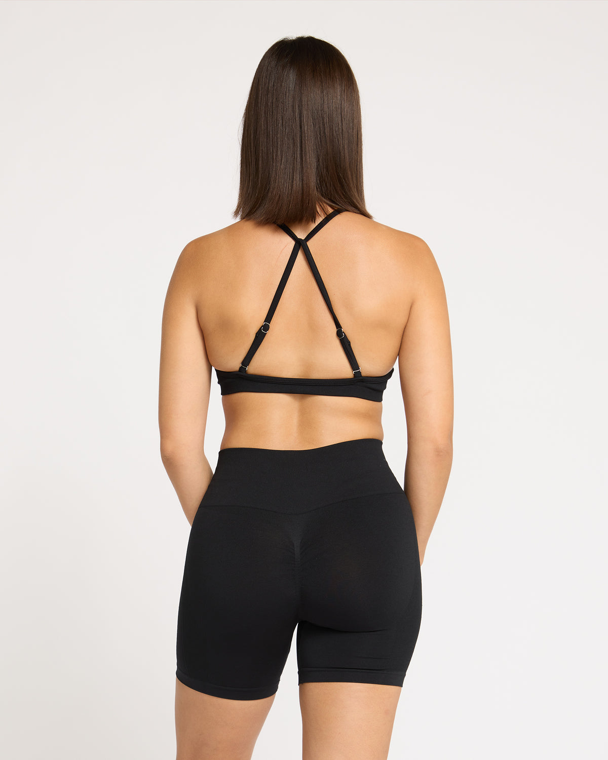 Contour Plunge Crop - Midnight