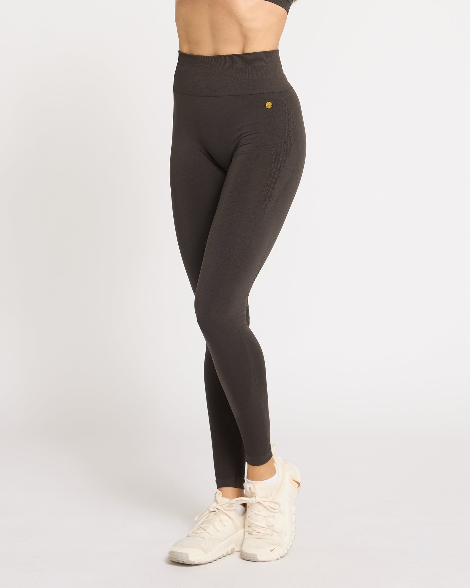 Contour Seamless Leggings - Graphite
