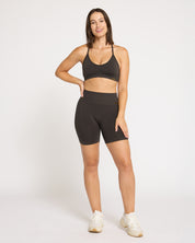Contour Seamless Bike Shorts - Graphite