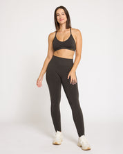 Contour Seamless Leggings - Graphite