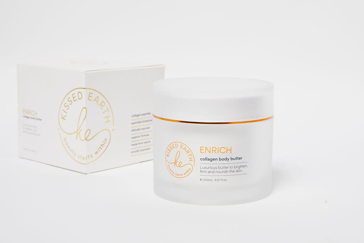 Enrich - Nourishing Morning & Night Collagen Peptide Body Butter - Kissed  Earth