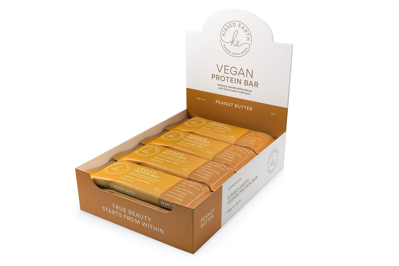 Vegan Protein Bar Peanut Butter Kissed Earth